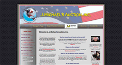 Desktop Screenshot of jmichaelsauction.com